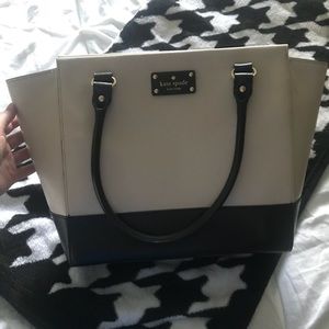 Kate Spade Cream Block Tote